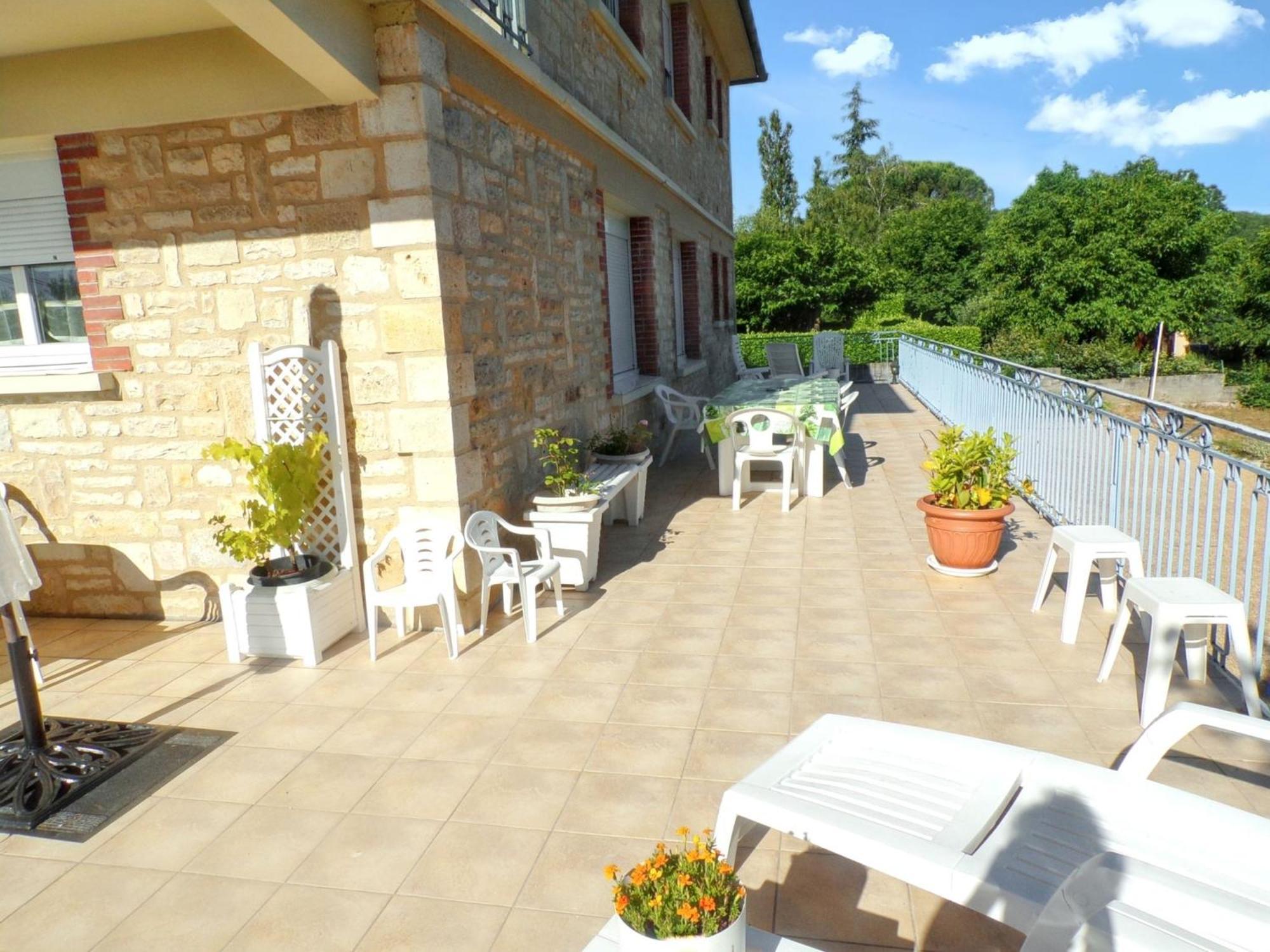 Appartement de 3 chambres avec jardin clos et wifi a Toulonjac Extérieur photo